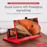 Lupa ekranu 25.4 cm do telefonu komórkowego - powiększa ekran 2-3 razy - kompatybilna ze wszystkimi smartfonami