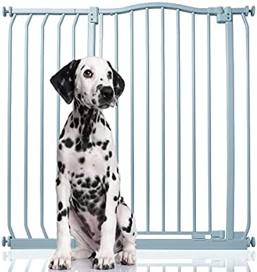 Bettacare Extra Tall Curved Top Dog Gate, 189cm - 198cm, Matt Black, Extra Tall 100cm in Height, Pressure Fit Pet Gate for Dog and Puppy, Pet and Dog Barrier, Easy Installation