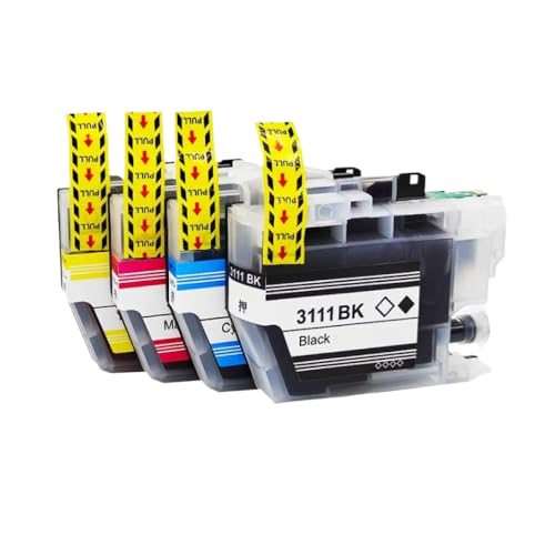 Cartouche d'encre LC3111 noire couleur pour imprimante jet d'encre DCP-J972N MFC-J893N J998D