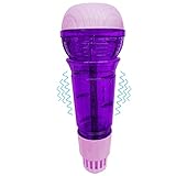 Lolakee Echo Mic for Kids and Toddlers Durable and Lightweight Music Singing Toys Speech Therapy Feedback Toy, Fun Supplies for Birthday, Picnic, BBQ, Holiday, Party(No Battery Needed, Purple)