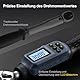 GROWNEER Drehmomentschlüssel Digital 1.5-30 Nm, 1/4 Zoll Fahrrad & Motorrad Digitaler Drehmomentschlüssel, ±2% Präzision, Summer und LED-Anzeige