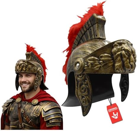 Nicky Bigs Novelties Roman Helmet, Gladiator Helmet, Spartan Helmets, Knight Helmets, Gladiator Costume, Roman Soldier Look