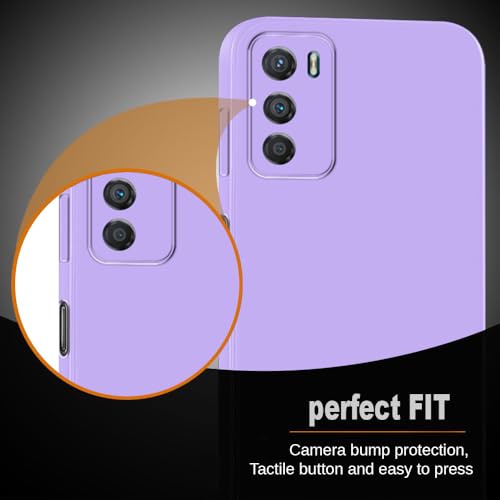 Image of Back Cover for Motorola Moto G42 4G | Full Camera Protection | Premium Liquid Silicon Case | Flexible Bumper Case for Motorola Moto G42 4G (Purple)