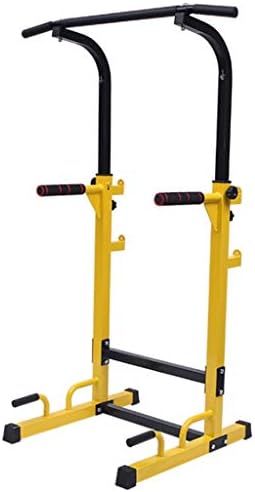 DXIN Power Tower Pull Up Bar,Multi-Functional Pull Up Bar Station,Home Gym Fitness Equipmen,for Strength Training,Workout Abdominal Exercise Weight Capacity 260 Lbs (Color : Yellow, Size : 6574192cm)