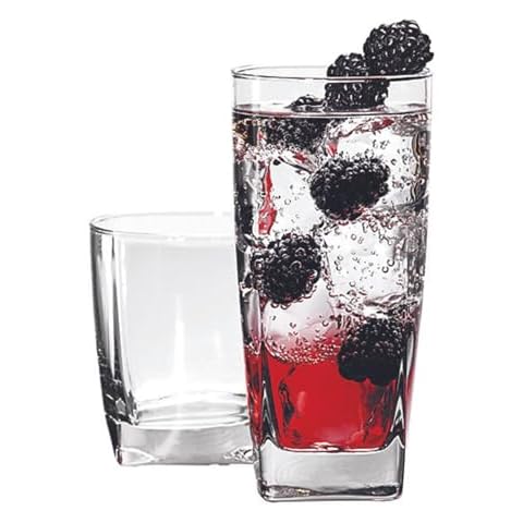 Anchor Hocking Rio Crystal Drinking Glasses, Set of 16 Cover