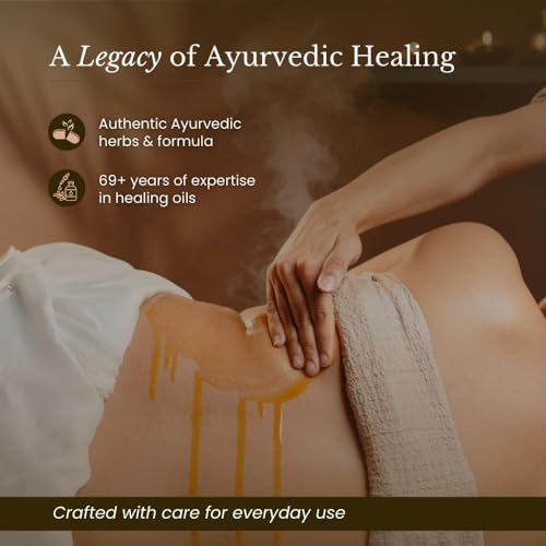 Image of Dhariwal Ayurveda Mahaveer Tel 200 Ml | Ayurvedic Pain Relief Oil | Joint, Knee & Muscle Pain, Back Pain & Sprain Pain | Natural Pain Relief Oil for Comfort & Relaxation With Ratanjot, Manjistha, & Jatamanshi