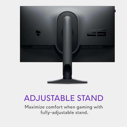 Alienware AW2524HF Gaming Monitor - 24.5-inch (1920x1080) 500Hz (Overclock) 0.5ms Display, Height/Tilt/Swivel/Pivot Adjustability, 3yr Advanced Exchange-Black by Alienware - Used condition - Image 9