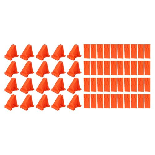 Badafaci 40Pcs Flooring Spacer ABS Plastic Spacers 1/4 Inch 1/2 Inch for Laminate Hardwood LVT Subflooring