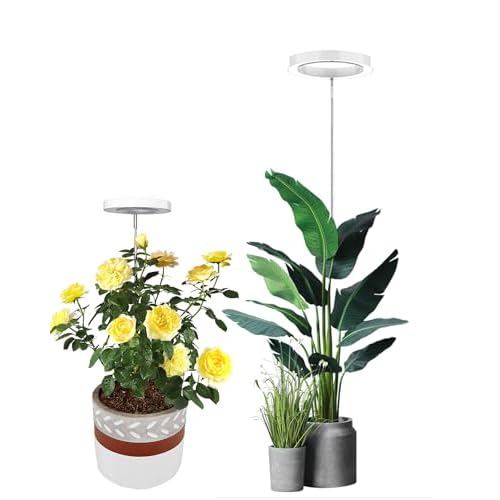 Plant Grow Light,yadoker LED Growing Light Full Spectrum for Indoor Plants,Height Adjustable, Automatic Timer, 5V Low Safe Voltage