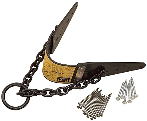 3M DBI-SALA 2103673 Removable Roof Anchor W/Chain And O-Ring, Black