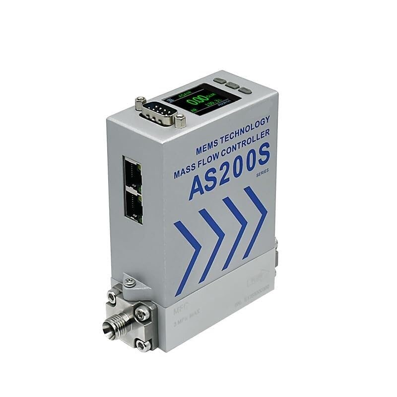 Controlador de flujo másico digital de alta precisión, for gases AS200SC(3-300ml/min Ar 4-20mA)