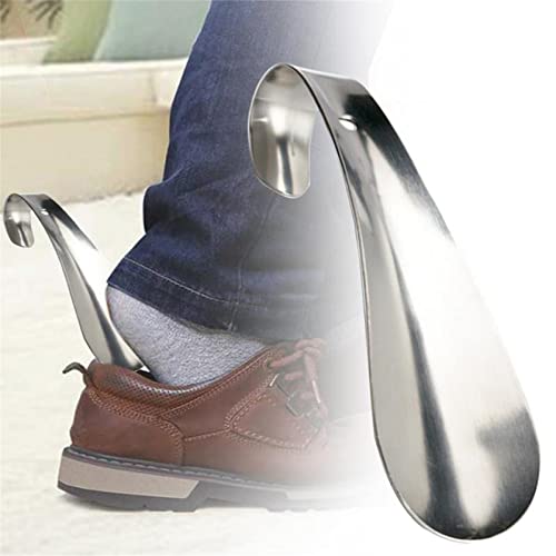 Ellylian Travel Shoe Horn For Men, Women - Portable Shoe Horn, Easy To Take For Travel Use, Stainless Steel Shoe Helper Stick, Heavy Duty Unibody Metal Shoe Horn #TOP3
