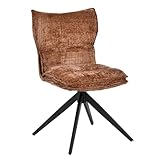 SILLA DE COCINA MODERNA: las patas de metal con recubrimiento en polvo en el moderno diseño de cruz le dan a la silla no solo un aspecto elegante, sino que también garantizan una excelente estabilidad.