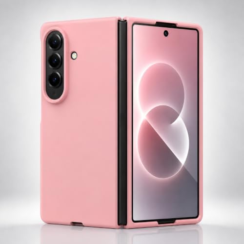 Image of amazon basics Slim Matte Hard PC Back Cover Case for Samsung Galaxy Z FOLD 8 Ultra with Integrated Hinge Protection and Smooth Anti-Fingerprint Finish (Midnight Pink)