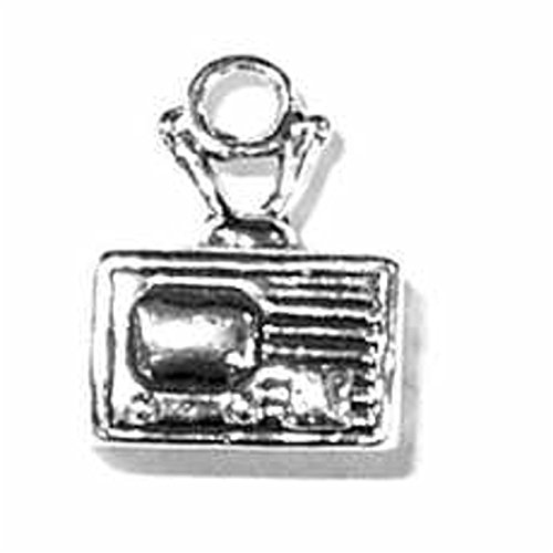Sterling Silver Box Chain TV Pendant 20