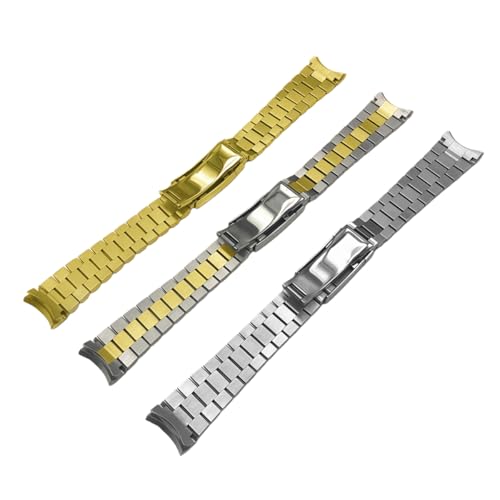 Bracelet montre métal boucle cachée sangle de remplacement robuste 20mm 21mm - 4
