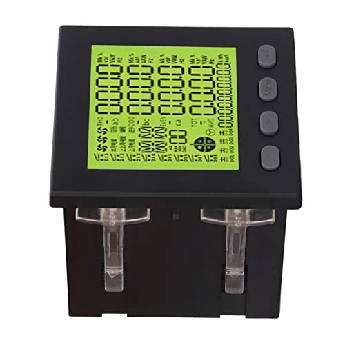 Compteur de puissance triphasé Domary AC380V 5A noir pour automatisation