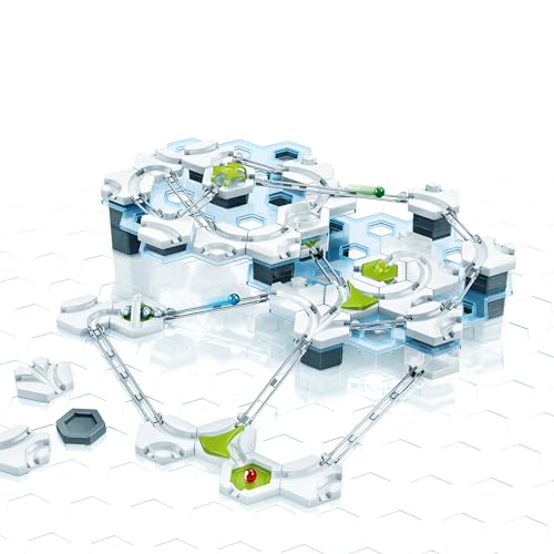 Ravensburger - GraviTrax Starter-Set, Pista biglie 116 pezzi, Rompicapo bambini e adulti, Giochi bambini 8 anni e più, Gioco Interattivo ed Educativo STEM, Compatibile con tutti i produtti GraviTrax