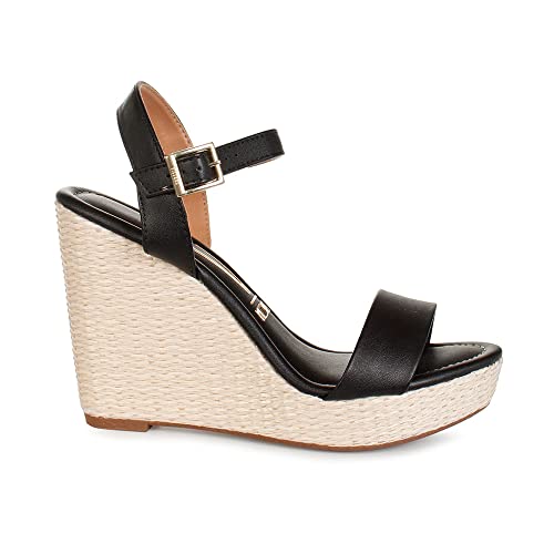 Sandália Anabela Vizzano Modern Pelica Black - Feminino 36