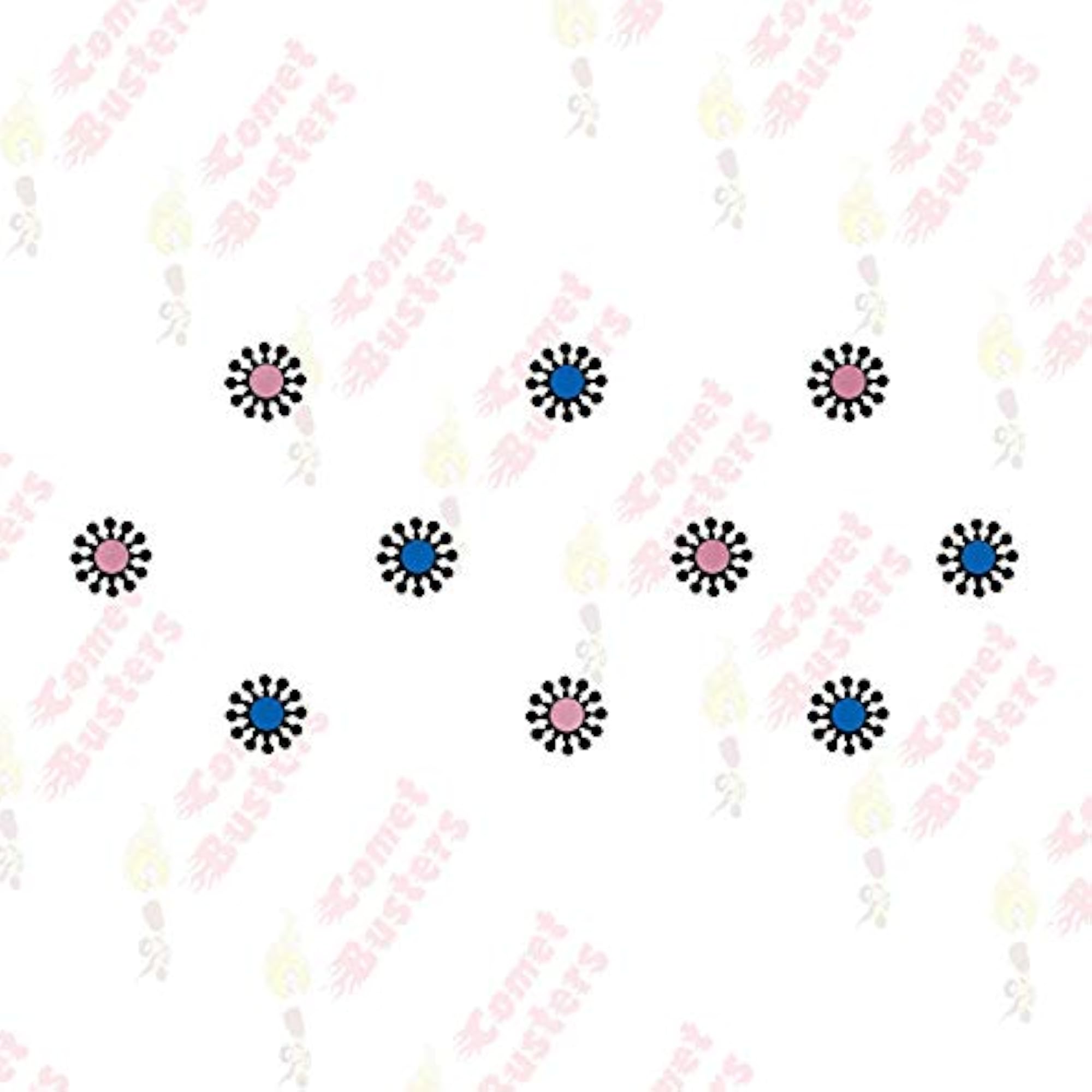 Pink Round Binids for Hair Accessories