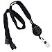 5 Pack - Comfort Black Breakaway Lanyard & Retractable Badge Reel Combo by Specialist ID (Plus Bonus)