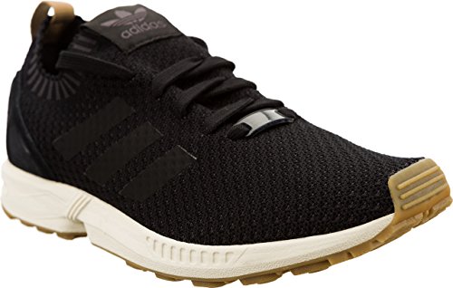 adidas Zx Flux Primeknit, Zapatillas Hombre, Negro (C Black/C Black/Gum4), 43 1/3 EU