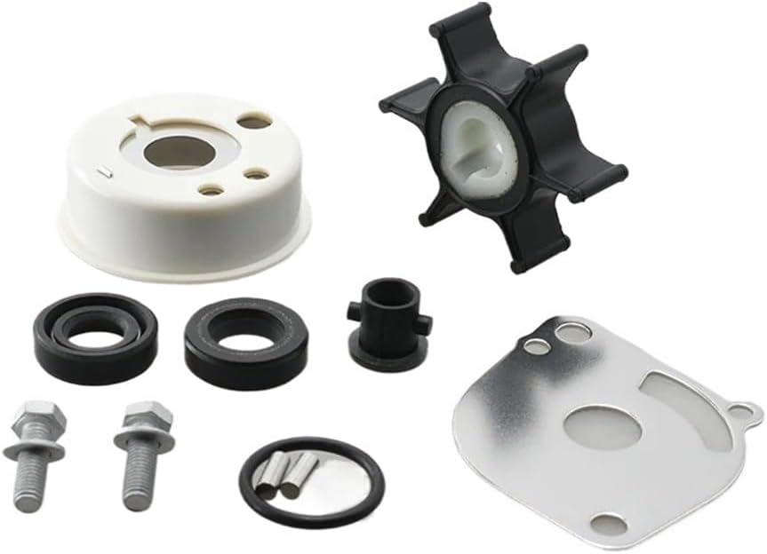 Water Pump Repair Kit White Shell 6A1-W0078-02 Fit For Outboard Motor 2T 2HP 6A1-W0078 6A1-W0078-00 Marine Accessories