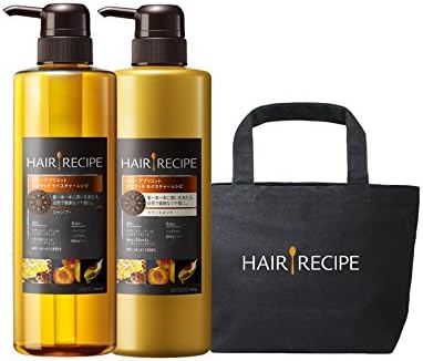 Amazon 初回限定 ヘアレシピ ハニーアプリコットエンリッチモイスチャーレシピ 限定セット シャンプー530ml トリートメント530g オリジナルトートバック ヘアレシピ シャンプー 通販