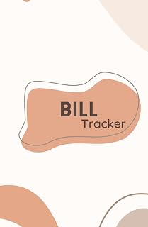 Monthly Bill Tracker: Monthly Bill Payment Tracker, Monthly Bill Organizer & Planner for Personal Budgeting