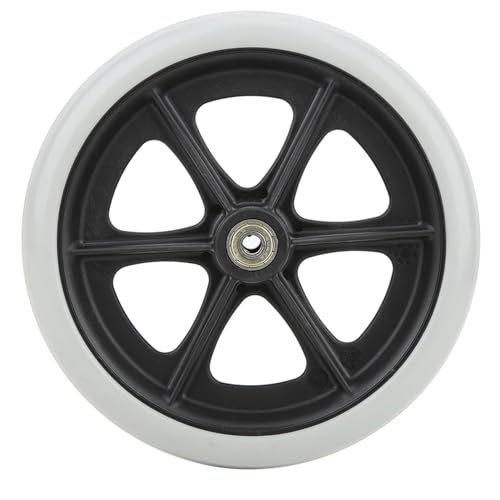Ruote Anteriori per Sedia a Rotelle 8 Pollici TPR Accessorio per Disabili Installazione Semplice Resistente Allusura Adatto Alla Maggior Parte delle Sedie a