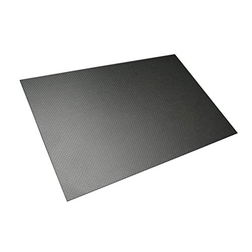 Plaque fibre de carbone 3k mate pour customisation et design d'objets