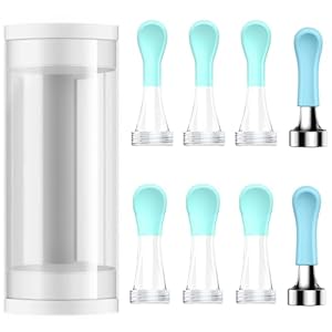 Bebird Replacement Tips Ear R1-8 PCS Waterproof Silicone Ear Spoon for Wet/Dry Earwax Cleaning – BEBIRD Original Ear Cleaner Tips Set for W3/R3/T15/X3/D3Pro/M9 (New Spiral Structure)