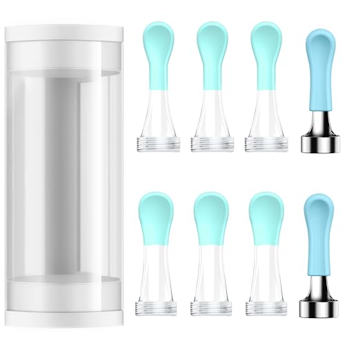 Bebird Replacement Tips Ear R1-8 PCS Waterproof Silicone Ear Spoon for Wet/Dry Earwax Cleaning - BEBIRD Original Ear Cleaner Tips Set for W3/R3/T15/X3/D3Pro/M9 (New Spiral Structure)