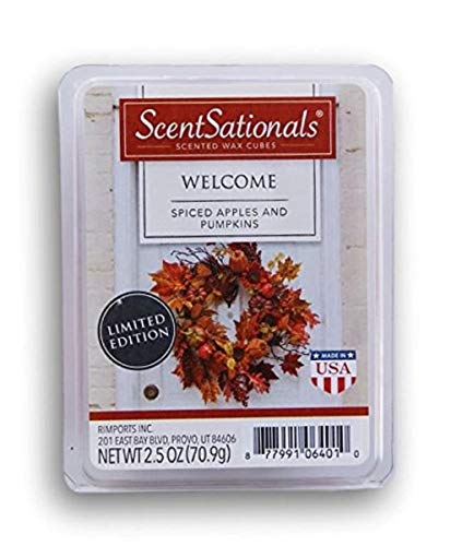 ScentSationals Welcome Apple and Pumpkin Wax Cubes - 2017 Limited Edition