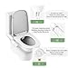 RADAAB Bidet Attachment with Non-Electric Retractable Nozzle for Toilet, Adjustable Pressure and Feminine Wash - Bathroom Accessory for Hygiene and Comfort