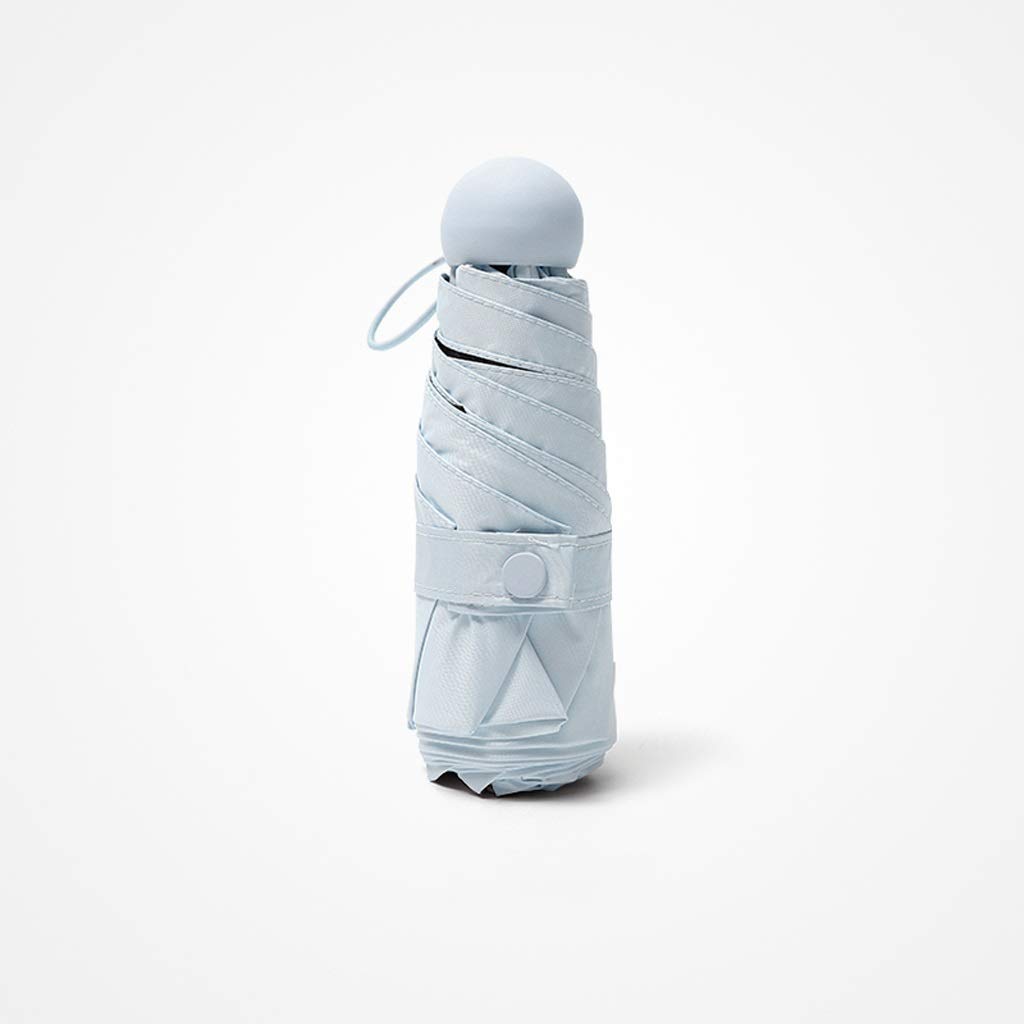 Parapluie pliant anti-UV gris ultra léger pour étudiante et femme