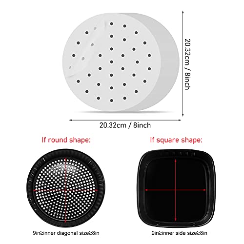 ASTER - Fogli di carta pergamena per friggitrice