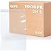 6" x 9", 2Mil Clear Reclosable Zip Lock Bags, case of 1,000