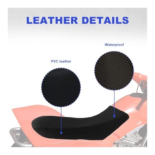 Funda De Asiento Motocicleta Acolchada e Impermeable para TRX300 Fourtrax 3