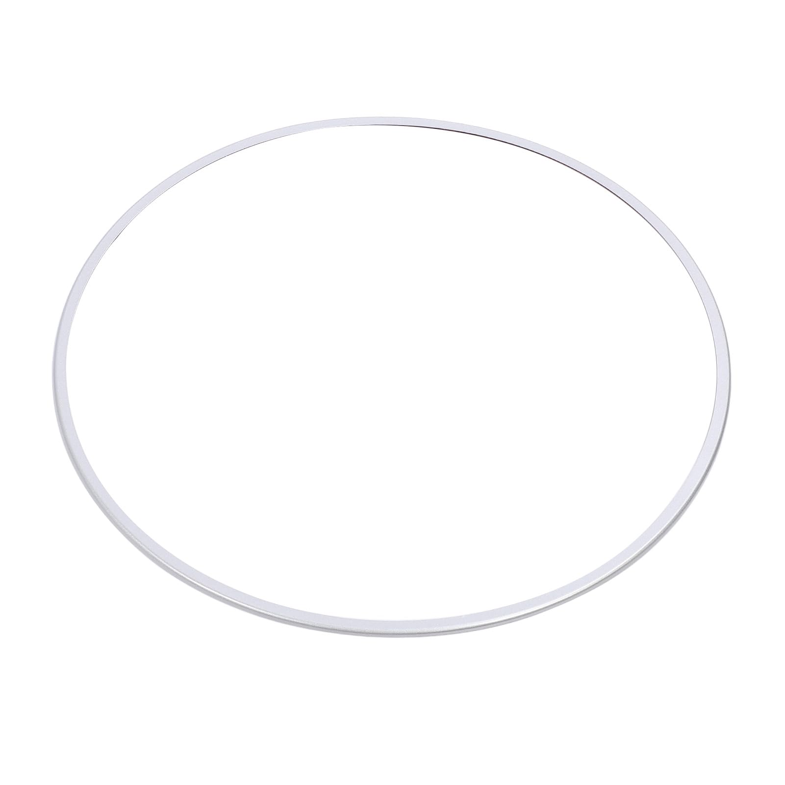 4 Stück Felgenschutz Aluminiumlegierung Kratzfest Felgenschutz Trim Ring 19 Zoll Hub Silber
