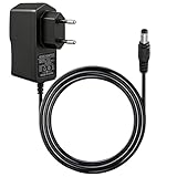 Alimentation 12V 1A, 12W Adaptateur Secteur Universel AC 100 240V 50/60Hz, 12V Adaptateur d'alimentation Universel avec Connecteur 5,5 x 2,5 mm, Chargeur pour Bandes LED TV Box Routeur Caméra, 1 M