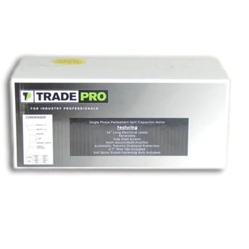 Miniatura 4 de TRADEPRO TP C33 MHP2 - Motor de ventilador de condensador de 8 1 velocidades, 1/5 a 1/3 caballos de fuerza 825 RPM, 208/230 voltios