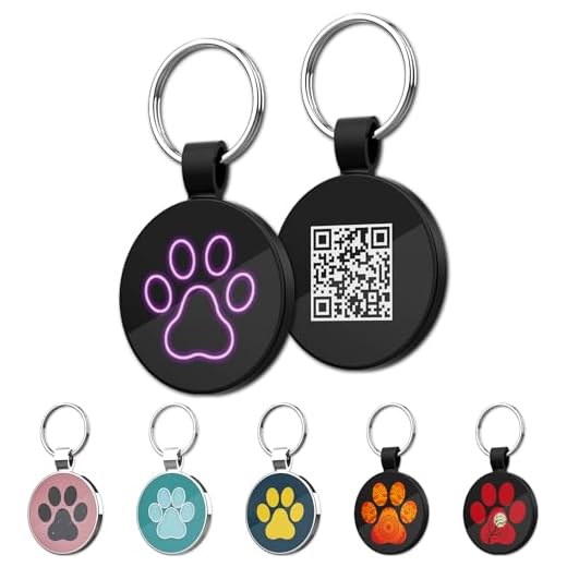 MYLUCKYTAG QR Code Pet ID Tags Dog Tags - Pet Online Profile - Scan QR Receive Instant Pet Location Alert Email