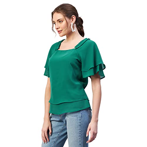 Image of Rare Women's Solid Regular Fit Blouse