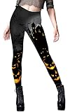 SEAUR Leggings Halloween 3D Imprime? Holographique Carnival Costume Sexy Cosplay Deguisement
