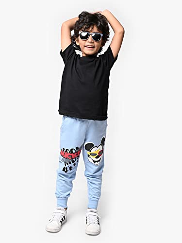Image of Nap Chief Kids Cotton Disney Mickey & Friends Joggers for Boys & Girls, Cotton Track Pant Trousers for Kids Casual Wear