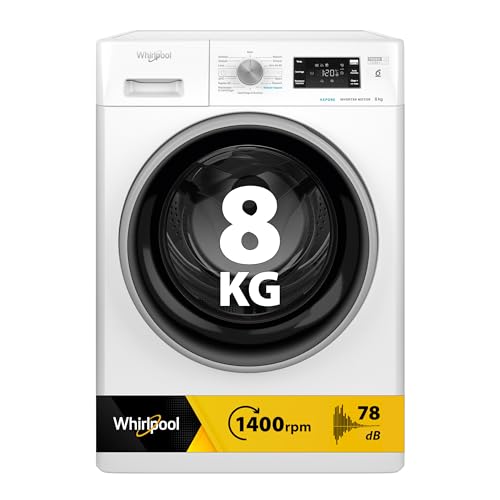 Whirlpool FFB 848 BSV IT Waschmaschine, 8 kg, freistehend, Frontlader, 1400 U/min, Klasse A-20%, Technologie 6. Senso, Refresh Dampf, FreshCare+, weiß, 85 x 59,5 x 63 cm (H x B x T)