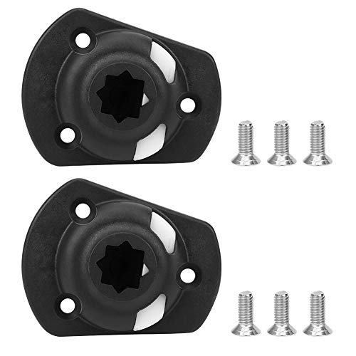 Boat Deck Side Mount Base Universal DIY Easy Mounting Canoe Kayak Accessory with Screw High Quality ABS Plastic Sturdy Long Service Life for Kayak and Canoe -  plplaaoo, plplaaoo71tid2zgbn