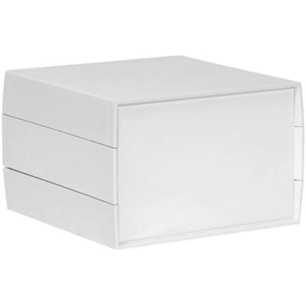 Enclosure; Clamshell; Polystyrene; UL94HB; Gray; 4.04Wx6.12Lx6.32D