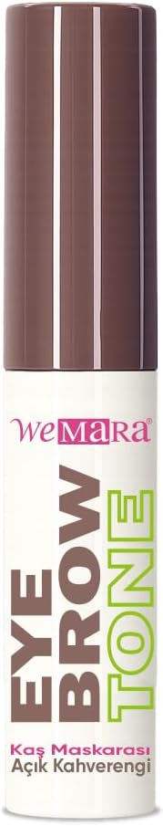 WEMARA EYEBROW MASCARA KULLU ACIK KAHVE 5 ML - KAS RENKLENDIRICI